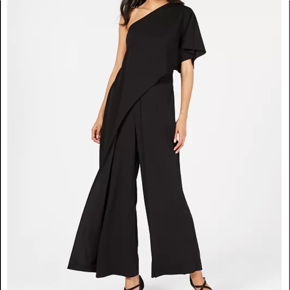 One shoulder jumpsuit
